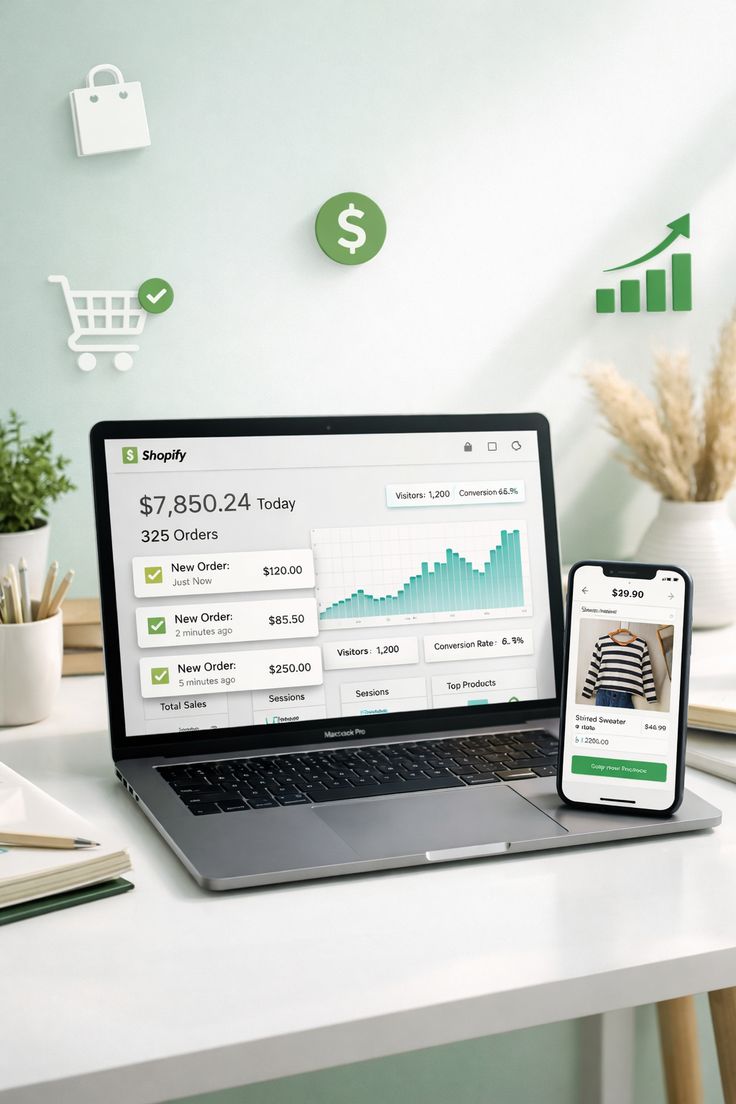 Shopify automation dashboard