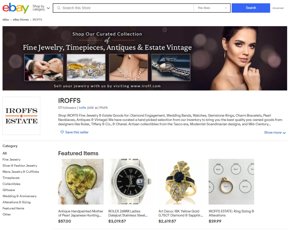 eBay analytics